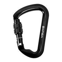 XINDA Carabiner ปีนเขาไร้สนิมปีนเขารูปตัว D Carabiner Pemulihan Automatik Bekalan Luar