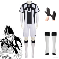 Blue Lock Shouei Barou Cosplay Jersey Anime Num 13 cos Top Shorts Black White Sportswear Costume Uniform Halloween Party