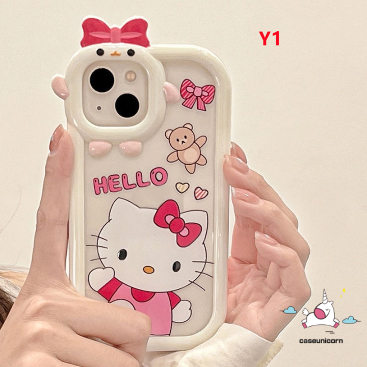 เคสโทรศัพท์-vivo-y15s-y21s-y21a-y12i-y15a-y17-y15-y21-y20s-g-y12-y11-y20-y33s-y20i-y12s-y21t-t1x-y30-y33t-y01น่ารัก-hello-kitty-doraemon-bow-knot-โทรศัพท์ป้องกันโทรศัพท์มือถือเชลล์