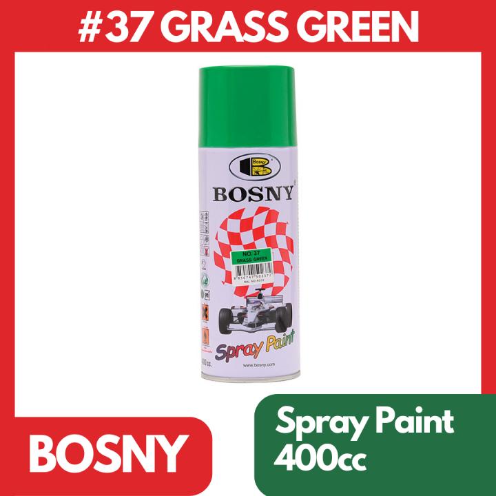 Bosny 37 Grass Green Original Acrylic Spray Paint 400cc Lazada Ph