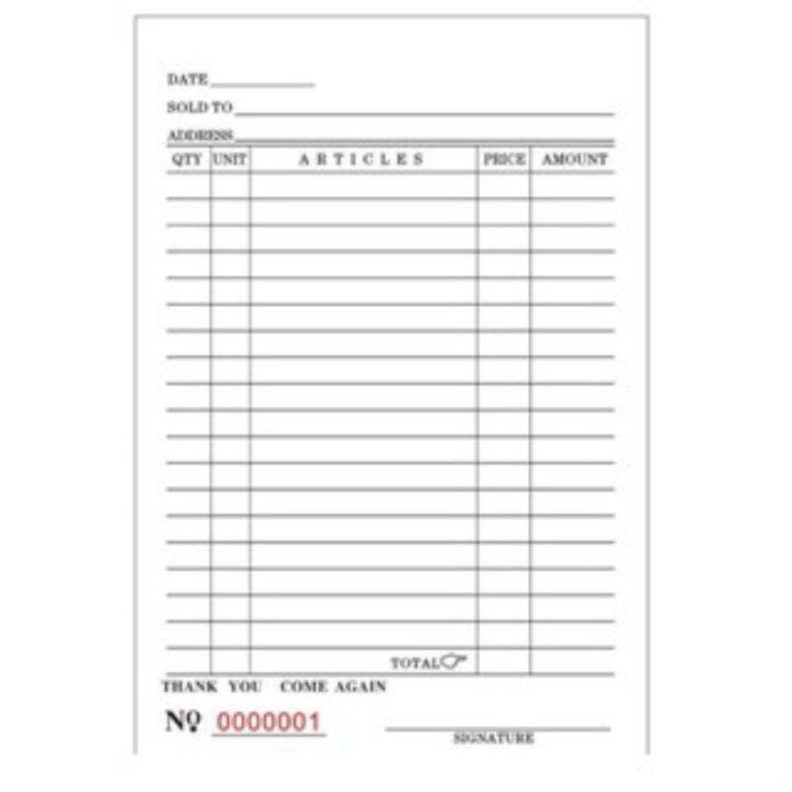 Receipt resibo CarbonLess Duplicating and Triplicate Paper Low price