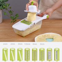 5 Blades Vegetable Peeler Carrot Grater With Container Multifunctional Mandoline Slicer Vegetables Cutter with slicer LO1113521 Graters  Peelers Slice