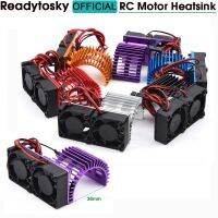 Motor Heatsink Cooling Fans Sink Radiator 36mm 1/10 1/8 Cars Parts Aluminum Alloy