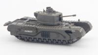 ข้อเสนอพิเศษที่หายาก1:72กองทัพอังกฤษ Churchill VII Infantry Tank Model In World War II Alloy Military Model Collection