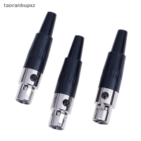 taoranbupxz 1PC 3pin ปลั๊กตัวเมีย MINI TA3F XLR Audio Microphone CONNECTOR MIC ADAPTER