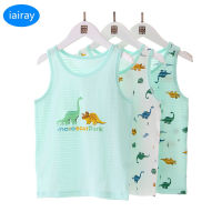 iairay 3pcsset summer cotton tank top boys blue stripe sleeveless undershirt top boy singlet kids underwear children vest tanks