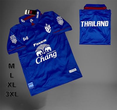 Bเสื้อบอลพิมพ์ลายชาย SS18 THAILAND เสื้อกีฬาคอปก เสื้อกีฬาผู้ชาย