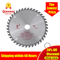 8inches 40T Cemented Carbide Circular Saw Blade Wood Tool Diameter 25.4mm