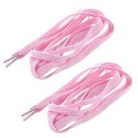 4pcs 44 inch Solid Strings Laces for Sneaker Pink