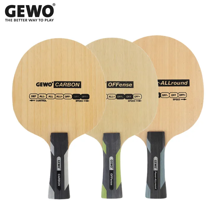 GEWO POWER CARBON / OFFENSE / ALLROUND Series Table Tennis Blade