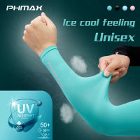 PHMAX ปลอกแขนผ้าวิสคอสสำหรับกิจกรรมกลางแจ้ง,ปลอกแขนป้องกันรังสียูวีสามารถพับเก็บได้สำหรับทั้งชายและหญิงเล่นกีฬาวิ่งปั่นจักรยานตกปลา