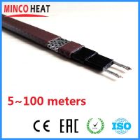 5~100m Anti-Freeze Protection Self Regulating Heating Cable Anti-corrosion Sheath UV Resist Heating Wire