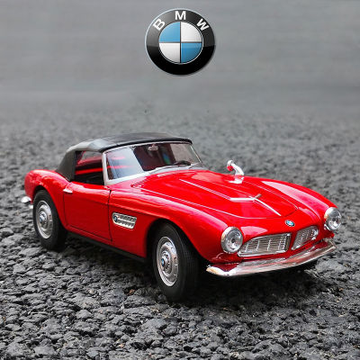 WELLY 1:24 BMW 507 Convertible BMW 507 Soft-Top 1956 Classic Car Alloy Car Diecasts &amp; Toy Vehicles Car Model Toys For Children