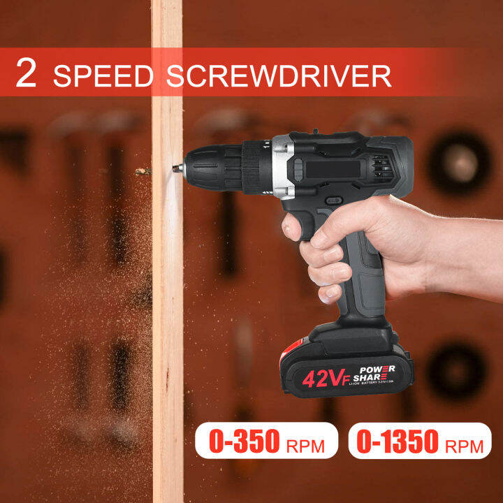 21v-cordless-drill-dirve-kit-2-speed-brushless-cordless-power-drill-fast-charger-15-1-torque-setting-max-torque-30n-m-3-8