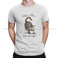 My 2 Loves Cats And Coffee! Special Tshirt Siamese Cat Top Quality Hip Hop Gift Clothes T Shirt Stuff