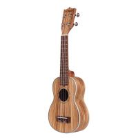 [ammoon]อูคูเลเล่เครื่องดนตรี21 Inch Soprano Ukulele Ukelele Zebrawood String Instrument Musical Gift for Beginners