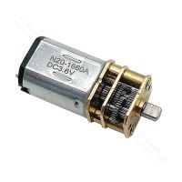 DC 3.6V Motor Roda Gigi Logam 230RPM Peredam Roda Gigi Mikro Kecepatan Lambat Motor Listrik N20 untuk Obeng Listrik DIY