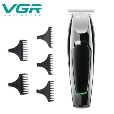 VGR สินค้าพร้อมส่ง V-030 ปัตเลี่ยนไร้สาย กันขอบ แต่งลาย สำหรับช่างมืออาชีพ ตัวเครื่องลายหนังงูคลาสสิค