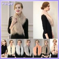 PERPE 1 PC 7 Colors Women Imitation Long Scarf Shawl Faux Fur Warm Winter