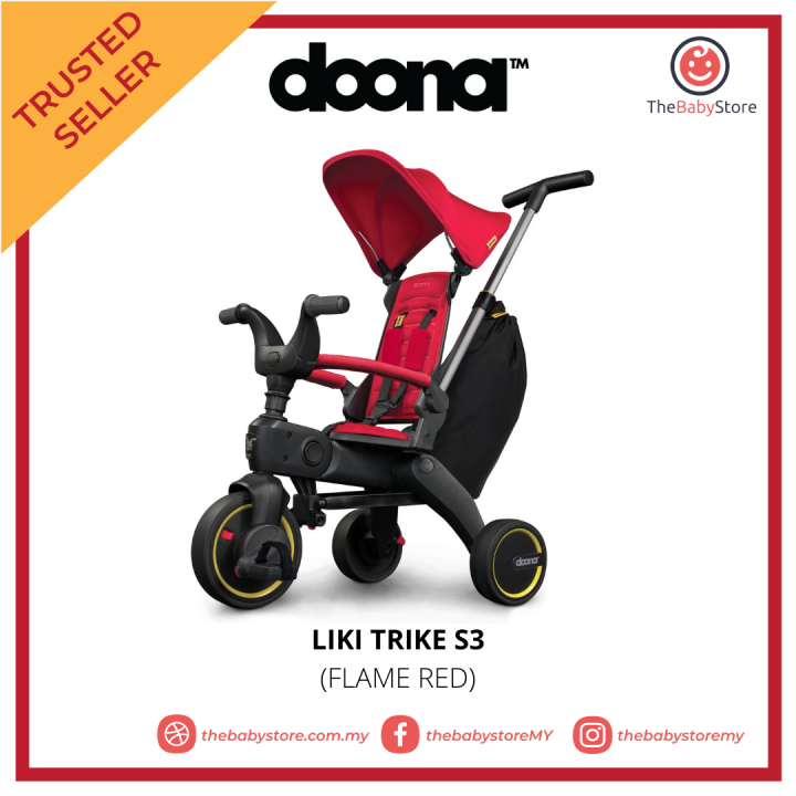 Doona Liki Trike S3Flame Red Lazada