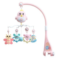 2021Baby Toys 0-12 Months Rattles Hanging Baby Crib Mobile Bed Bell Musical Kids Toy Holder 360 Degree Rotate Arm Bracket Set