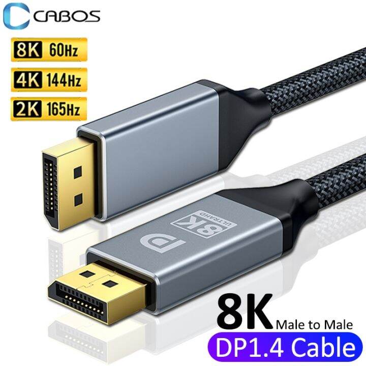 Vention DisplayPort 1.4 Cable 8K 60Hz 4K HDR 165Hz Display Port Audio Cable  for Video PC Laptop TV Display Port 1.4 DP Cable 1.2