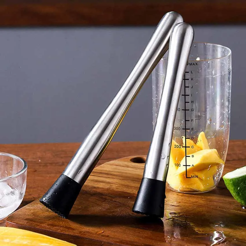 Bartender Set, Stainless Steel Cocktail Muddler And Mixing Spoon Home Bar  Tool Set, Create Delicious Mojitos And Other Fruit Based Drinks, Bar Tool, Bar  Accessories - Temu