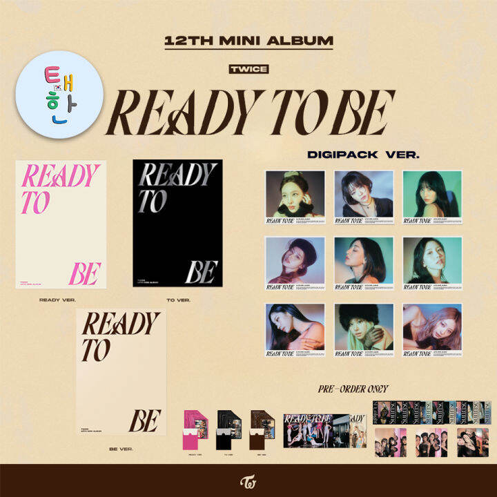 พร้อมส่ง [TWICE] อัลบั้ม 12TH MINI ALBUM [READY TO BE] PHOTOBOOK ...