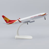 โลหะเครื่องบินรุ่น20cm1:400ไหหลำสายการบิน B737โลหะจำลองวัสดุโลหะผสมที่มี L Anding Gear ล้อเครื่องประดับของเล่นเด็กของขวัญ