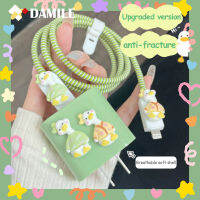 เคสชาร์จไฟ20W แบบ DAMIEL18W สำหรับ Iphone สายที่ชาร์จของแท้สายเคเบิลป้องกัน BE01ที่ยึดเคสที่เก็บสาย