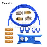 Creativity Pneumatic Fittings Kit add Tube Cutter Die Spring for 1.75mm Filament PC4-01 3D Printer Parts PTFE Tube