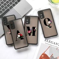 For Samsung S22 Ultra Case Flower Letter Case For Samsung S21 FE Case S20 FE S23 Ultra S21 Ultra S22 Plus Clear Mandala Cover