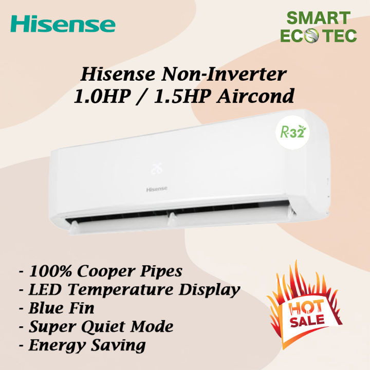 Hisense Standard Non Inverter Cb Series Air Conditioner An09cbg 10hp An12cbg 15hp Lazada 1109