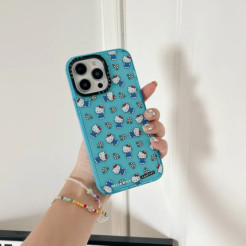 Apple iPhone 15 Gennemsigtig cover Hello Kitty - LV 0532