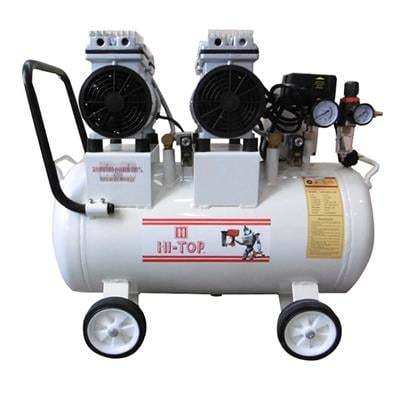 "โปรโมชั่น"ปั๊มลม Oil Free HI-TOP รุ่น XDW600*2-50L 2 HP กำลัง 1200 วัตต์ 50 ลิตร"ส่งด่วนทุกวัน"