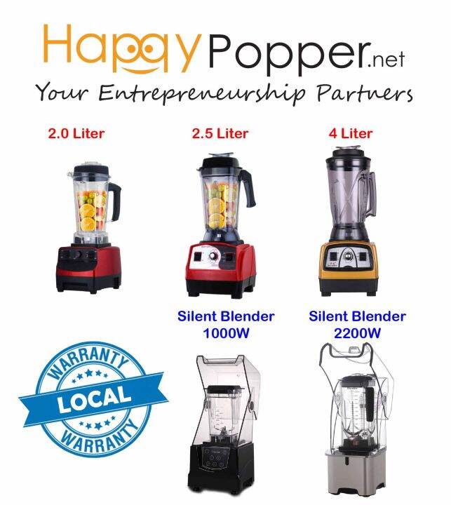 Happypopper Commercial Electric milk tea Ice Juice Smoothies Juicer
