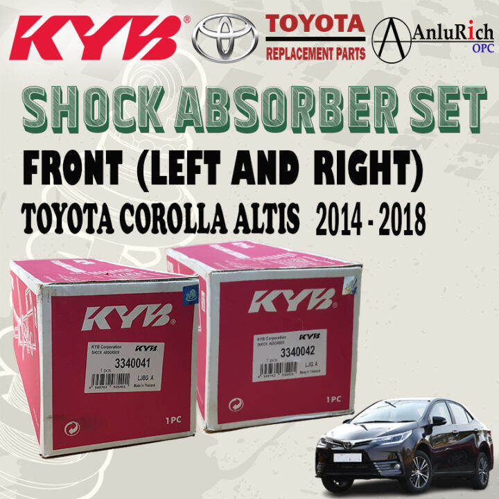 Kyb Front Shock Absorber For Toyota Corolla Altis Left And