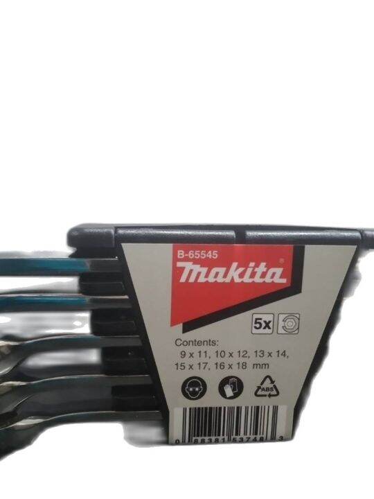 makita-combiatiot-wrench-set-5pcs-ชุดประแจแหวนผ่า-จับเป๊บเบรค-5-อัน-ชุด-flare-nut-wrench-5pcs-set-ยี่ห้อ-makita-รุ่น-b-66545-จากตัวแทนจำหน่ายอย่างเป็นทางการ