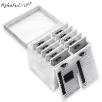 510 Layers Eyelash Storage Box 4 Colors Makeup Organizer Eyelash Glue Pallet Lashes Holder Grafting Eyelash Extension Tool