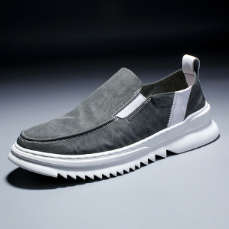 สินค้าใหม่ รองเท้าผู้ชายแฟชั่นญี่ปุ่น tide shoes 2021 ใหม่ รองเท้าใบด้าน ด้านล่าง เหยียบขี้เกียจ ลำลองรองเท้าระบายอากาศ