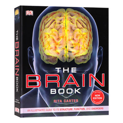 The brain book illustrated brain structure life science guide English original the brain Book explored brain system hardcover 3D illustrated real photo cases English original English book
