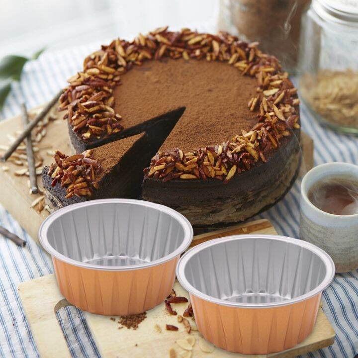 dessert-cups-with-lids-gold-aluminum-foil-baking-cups-holders-cupcake-bake-utility-ramekin-clear-pudding-cups