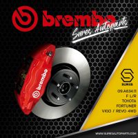 brembo จานเบรค หน้า TOYOTA VIGO REVO FORTUNER 4WD ตรงรุ่น 09.A634.11 - จานเบรก เบรมโบ้ โตโยต้า วีโก้ รีโว่ ฟอร์จูนเนอร์ ขับสี่