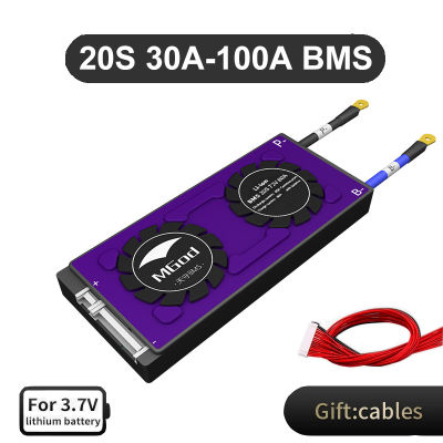 BMS 20S 72V 30A 40A 50A 60A 80A 100A 18650 Li-Ion Batt Protection Board PCB Batt Balancer