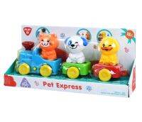 Playgotoys ของเล่นเสริมพัฒนาการ ขบวนรถไฟสัตว์น้อย(2815)