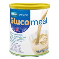 Mega We Care Glucomeal 400g เวย์โปรตีนผสมวิตามิน เกลือแร่ และโพรไบโอติกส์ เหมาะสำหรับผู้ป่วยเบาหวาน เวย์กลูโคมีล