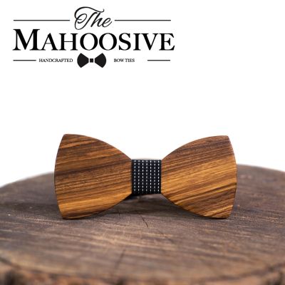 Mahoosive Butterfly Men Tie Bow Bow Ties Bowtie 2017 Fun Personality Wooden Geometric Novelty Adult Wood