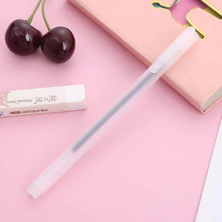 แบบใหม่-ล้าง-frosted-เจลปากกา-0-5mm-ballpen-เรียนรู้เครื่องเขียน-เครื่องใช้สำนักงาน