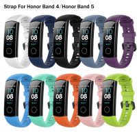 【CW】 Silicone Wrist Strap For Huawei Honor Band 4/5 Smart Watch Replacement Adjustable Watchbands