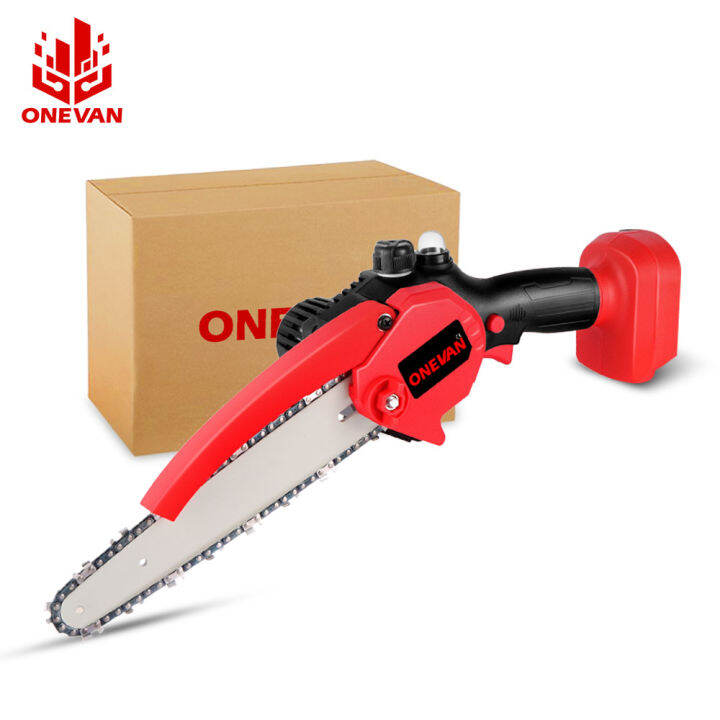 ONEVAN 8 Inch 3500W Cordless Electric Saw Pruning ChainSaw with Oiler